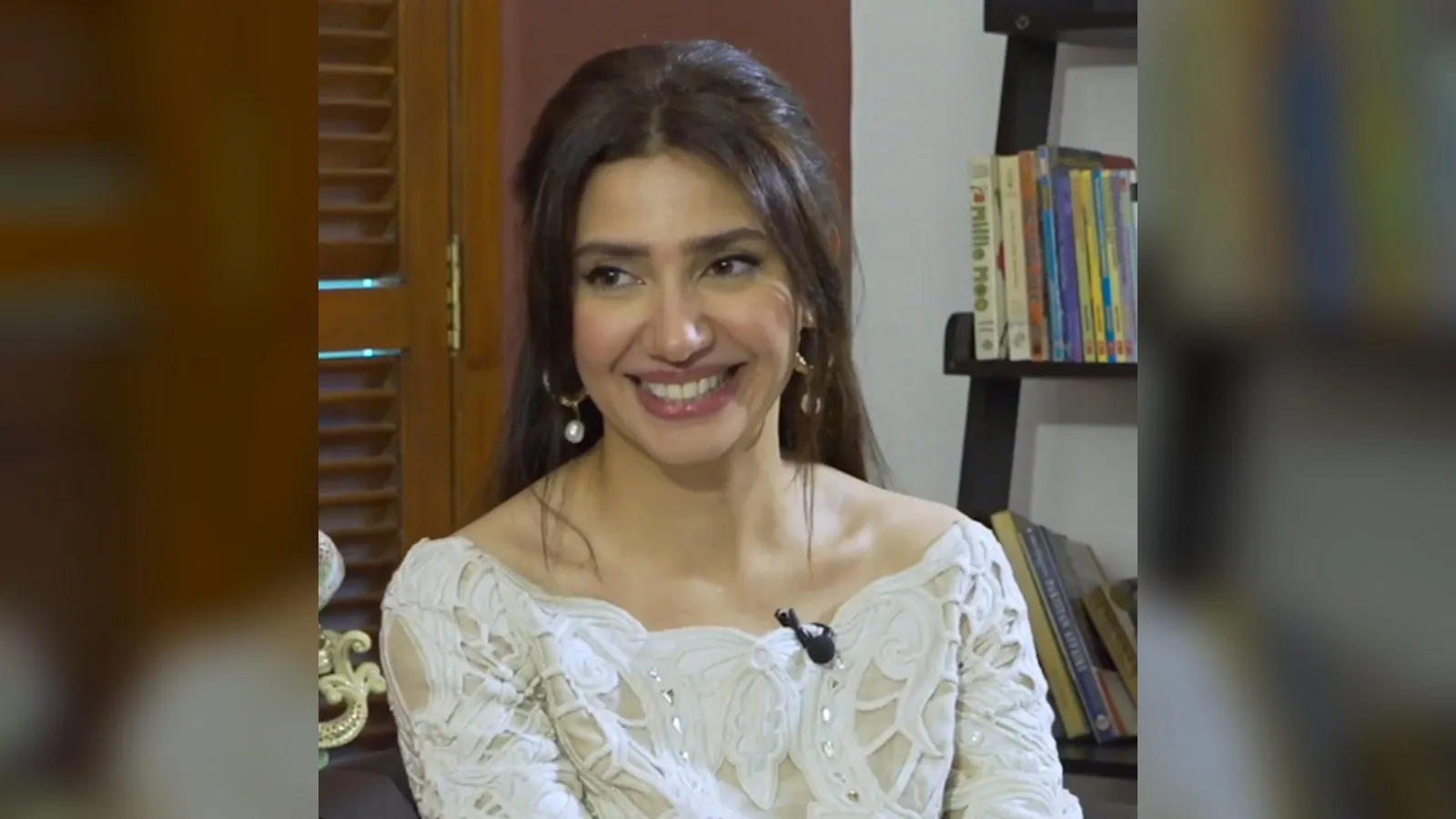 Pakistani actress Mahira Khan during an interview