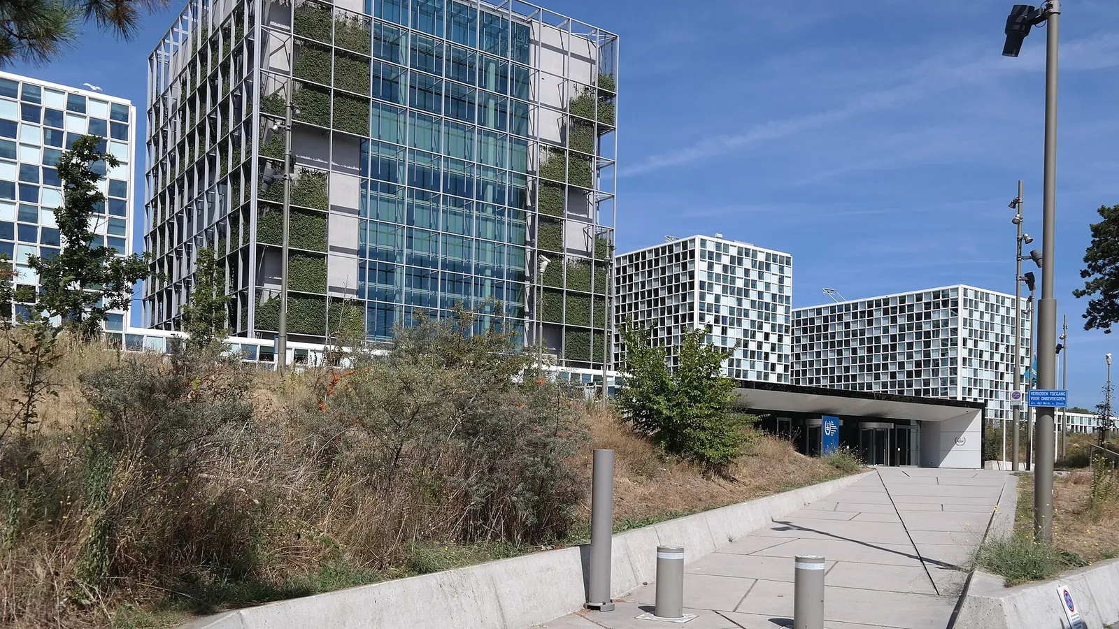 The International Criminal Court building in The Hague