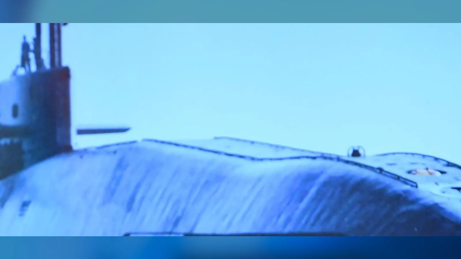 India's nuclear-powered submarine INS Arihant at sea