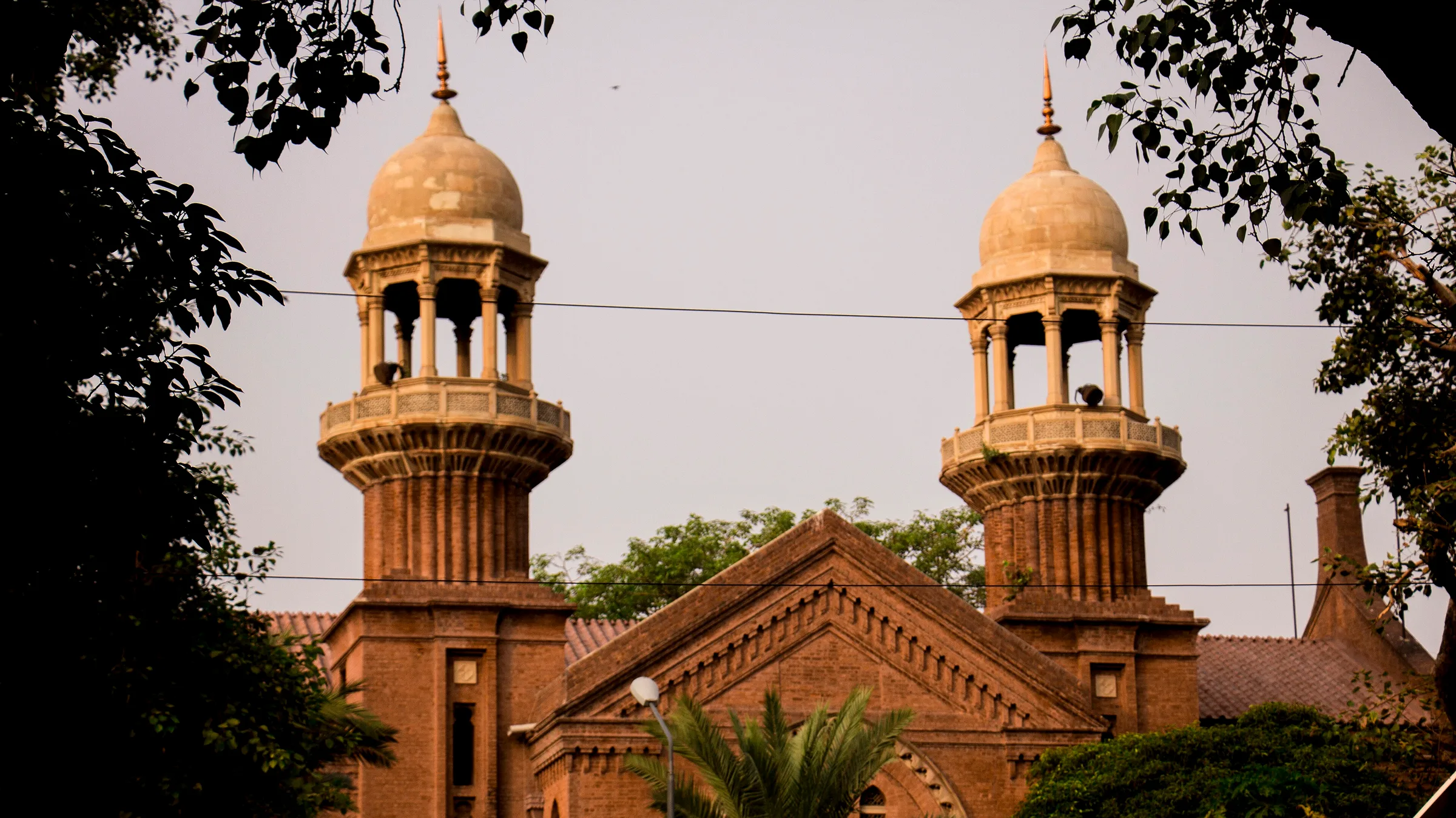 The domes of the Lahore High Court building