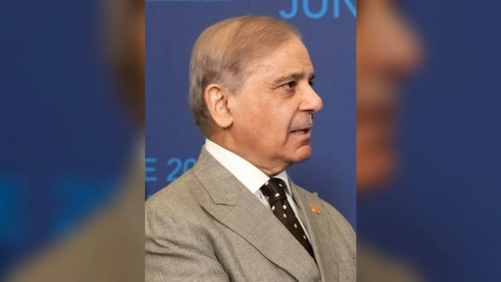 Prime Minister Shehbaz Sharif at an international summit