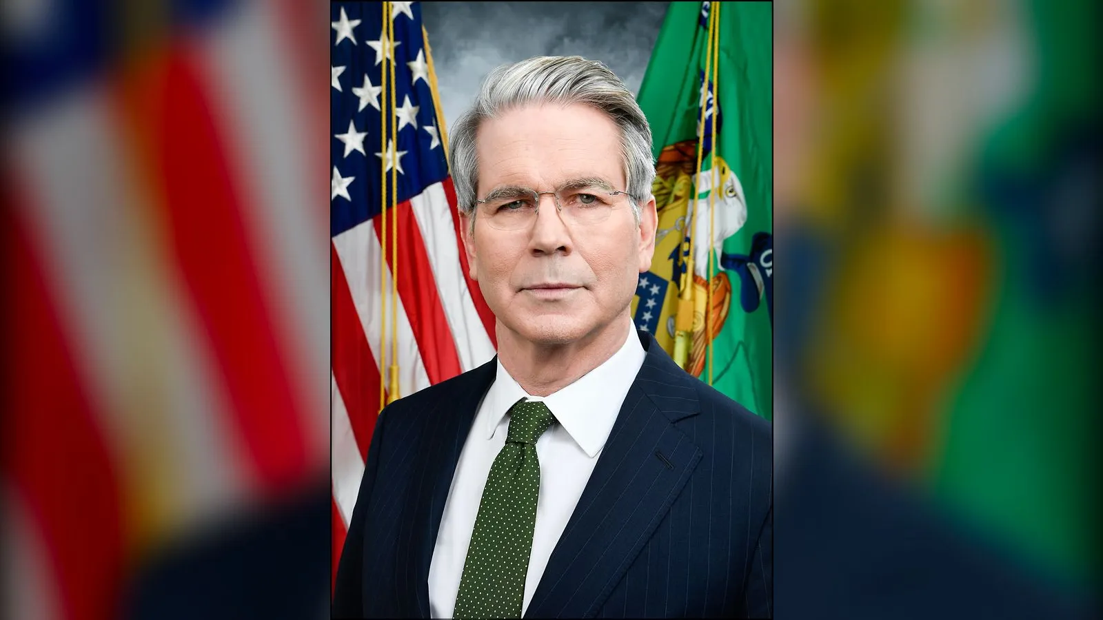 US Treasury Secretary Scott Bessent in his official portrait