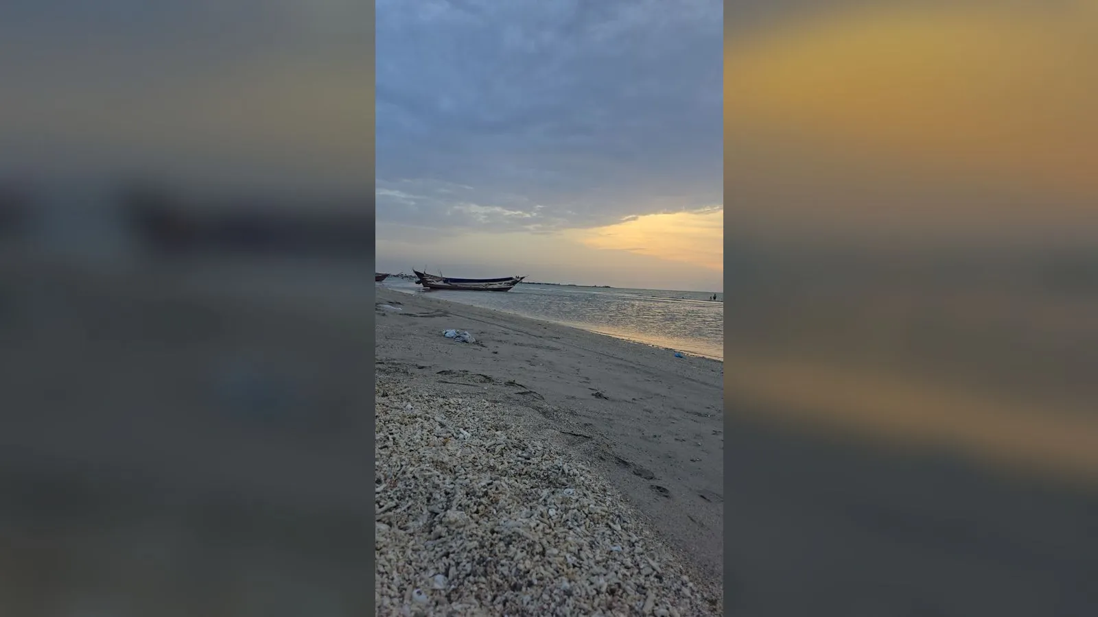 Fishing boats on the beach at Mocha on Yemen's Red Sea coast near the Bab el-Mandeb Strait